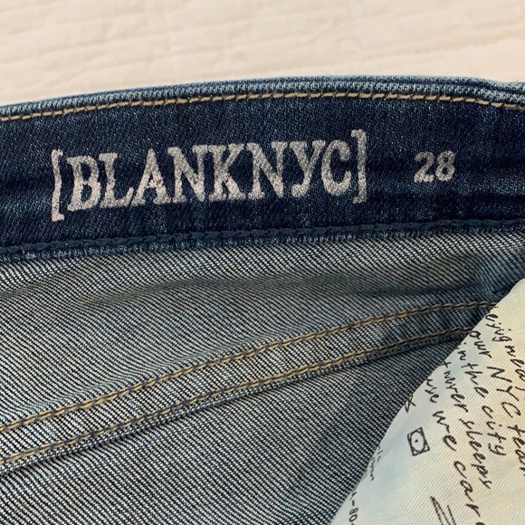 Blank NYC distressed denim cutoff shorts - Picture 3 of 4